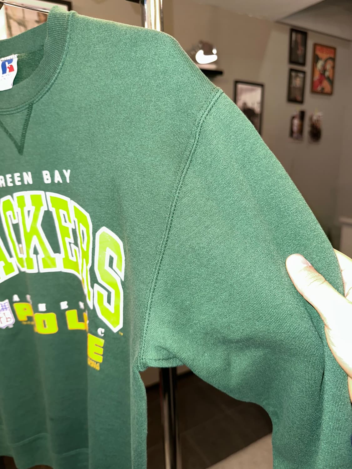 90’s Russell Athletic Packers Sweatshirt 상품이미지6