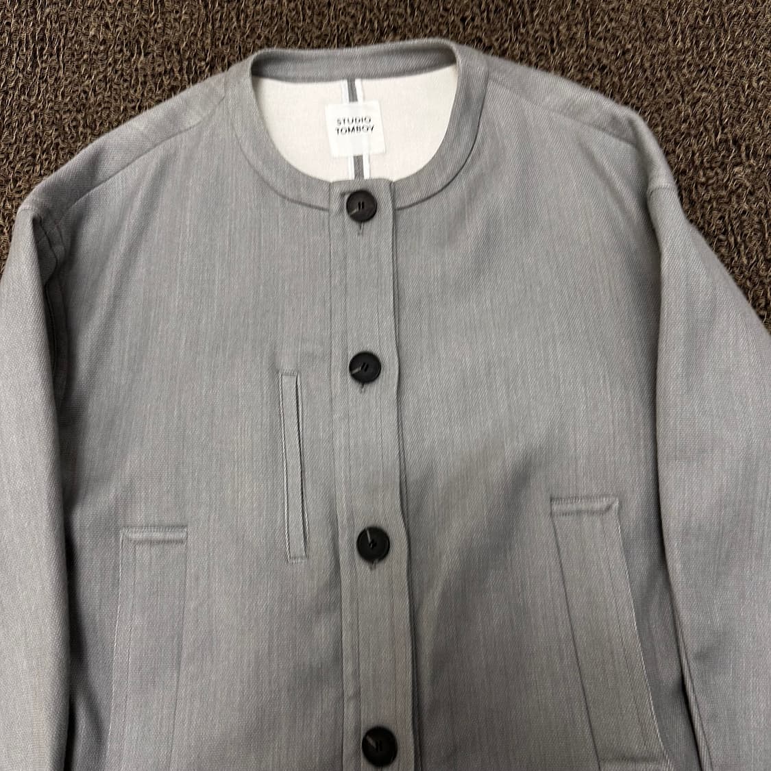스튜디오톰보이 여성 울 자켓 그레이 F 상품이미지2