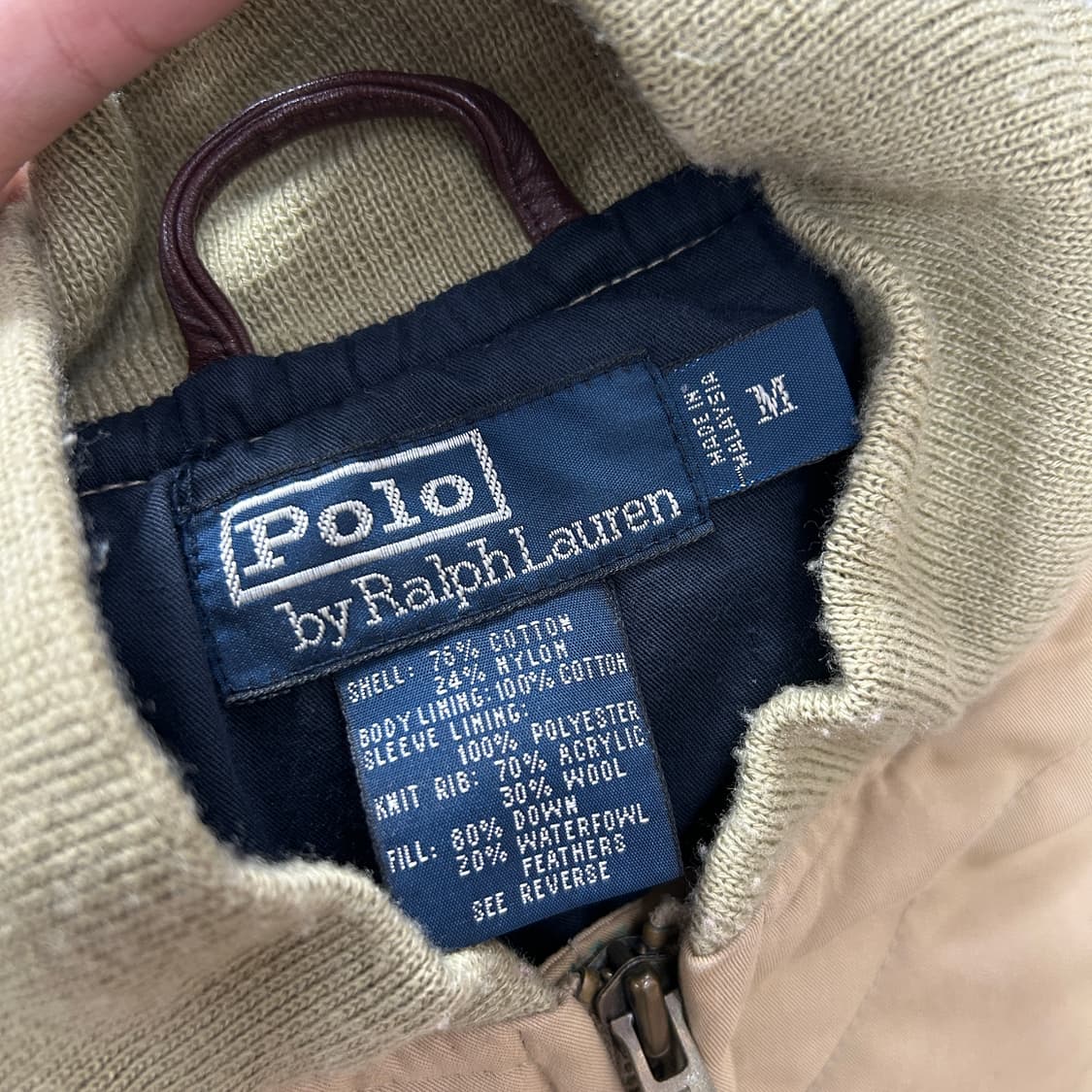 폴로 빈티지 다이아몬드 푸퍼 패딩(M) 상품이미지8