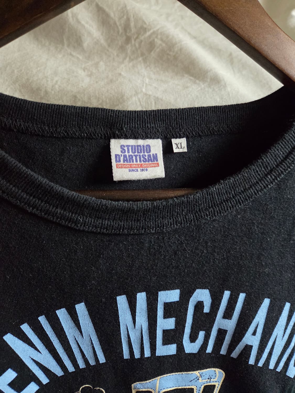 스튜디오 다치산 프린팅 긴팔 티셔츠 블랙 XL 상품이미지3