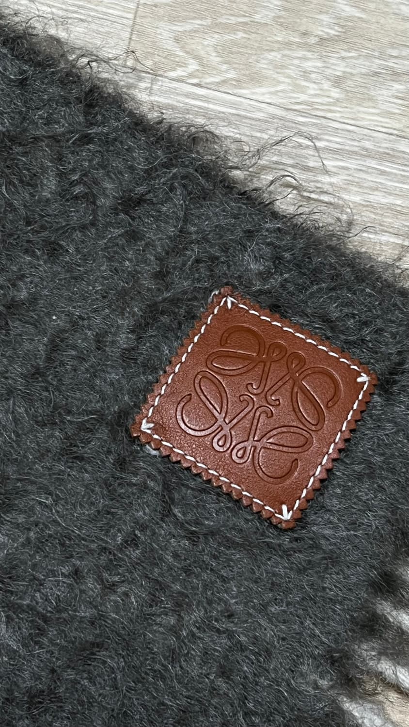 [로에베] 스트라이프 머플러 울 모헤어 상품이미지6