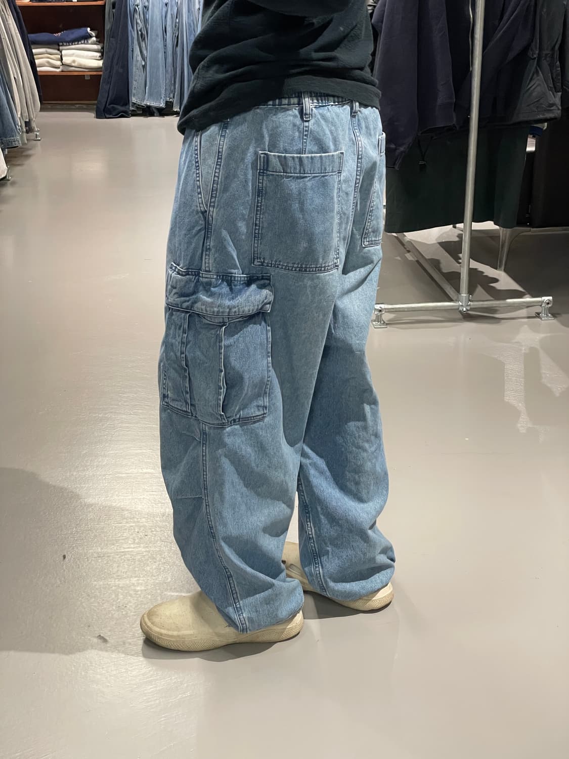 빈티지 카고 데님 팬츠 상품이미지4