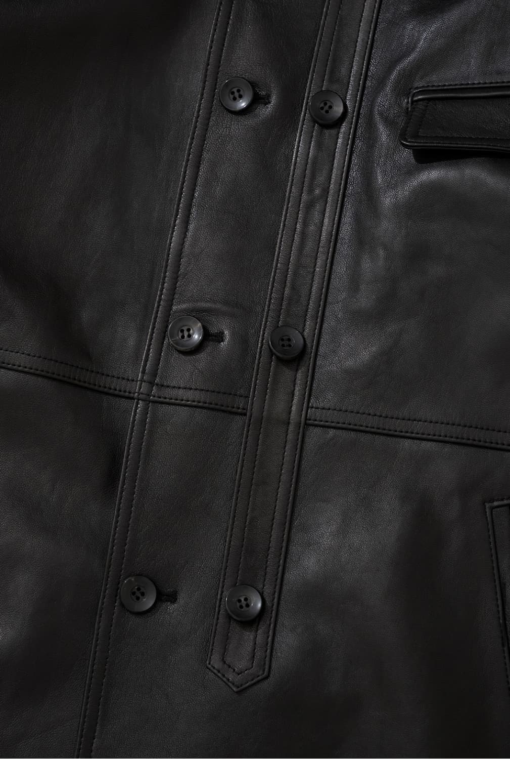셔터 SHIRTER LC LEATHER CAR COAT(블랙컬러) 상품이미지7