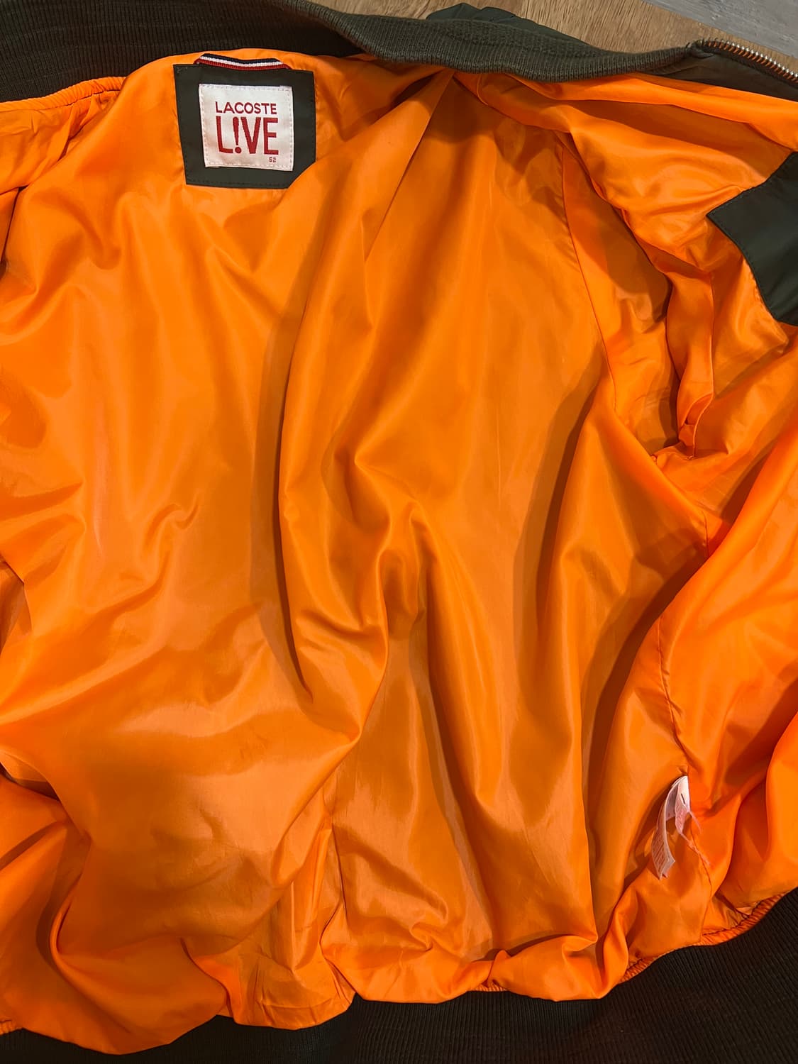 라코스테 남성 카키 블루종점퍼
 상품이미지5