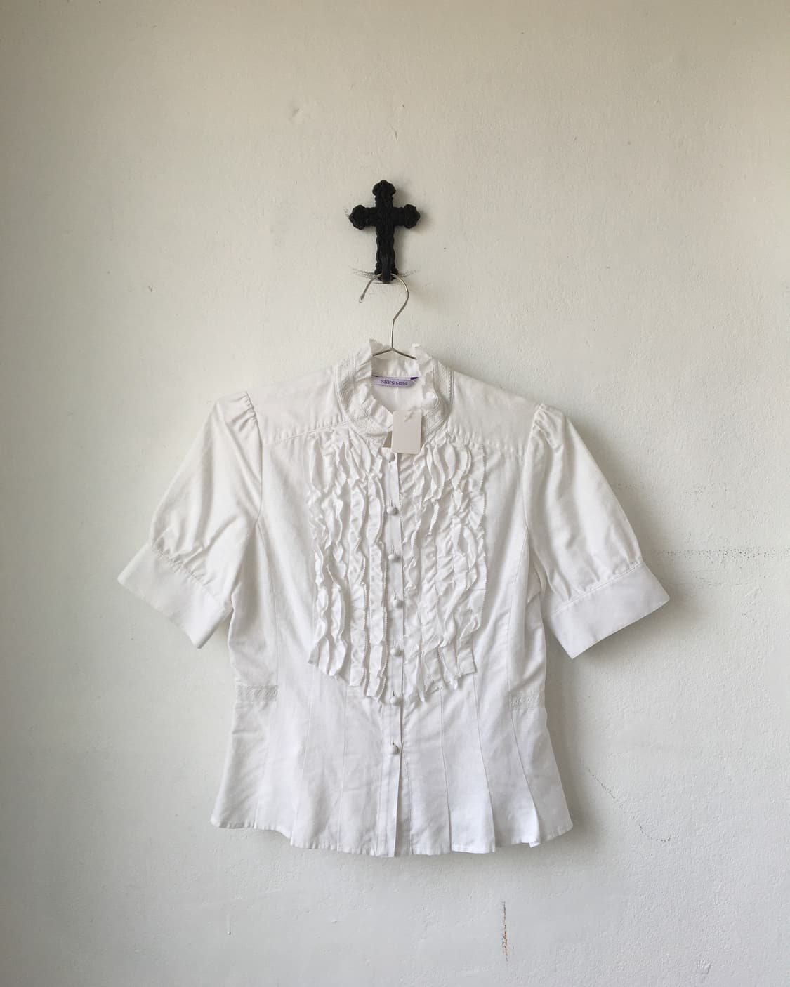 Frill point blouse 상품이미지2