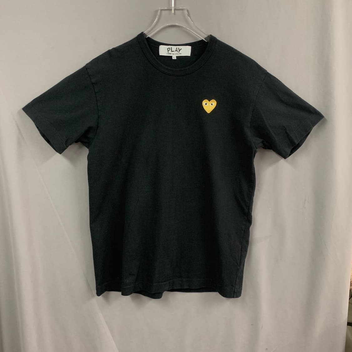 XL 꼼데가르송 골드 하트 와펜 반팔티 상품이미지2