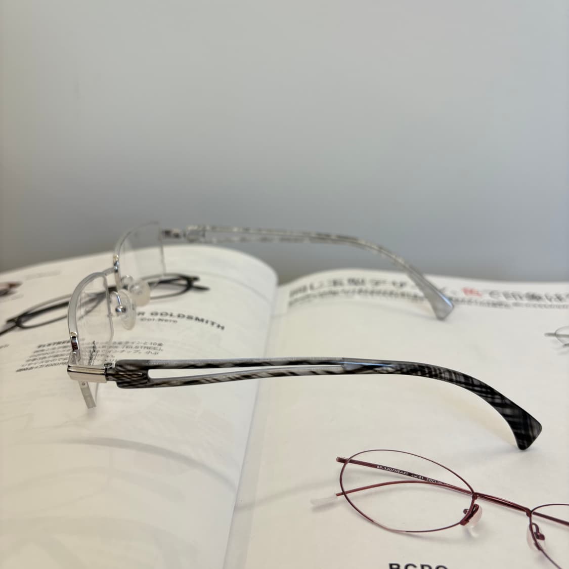 TO-HEAVEN 실버 반무테 빈티지안경 상품이미지3