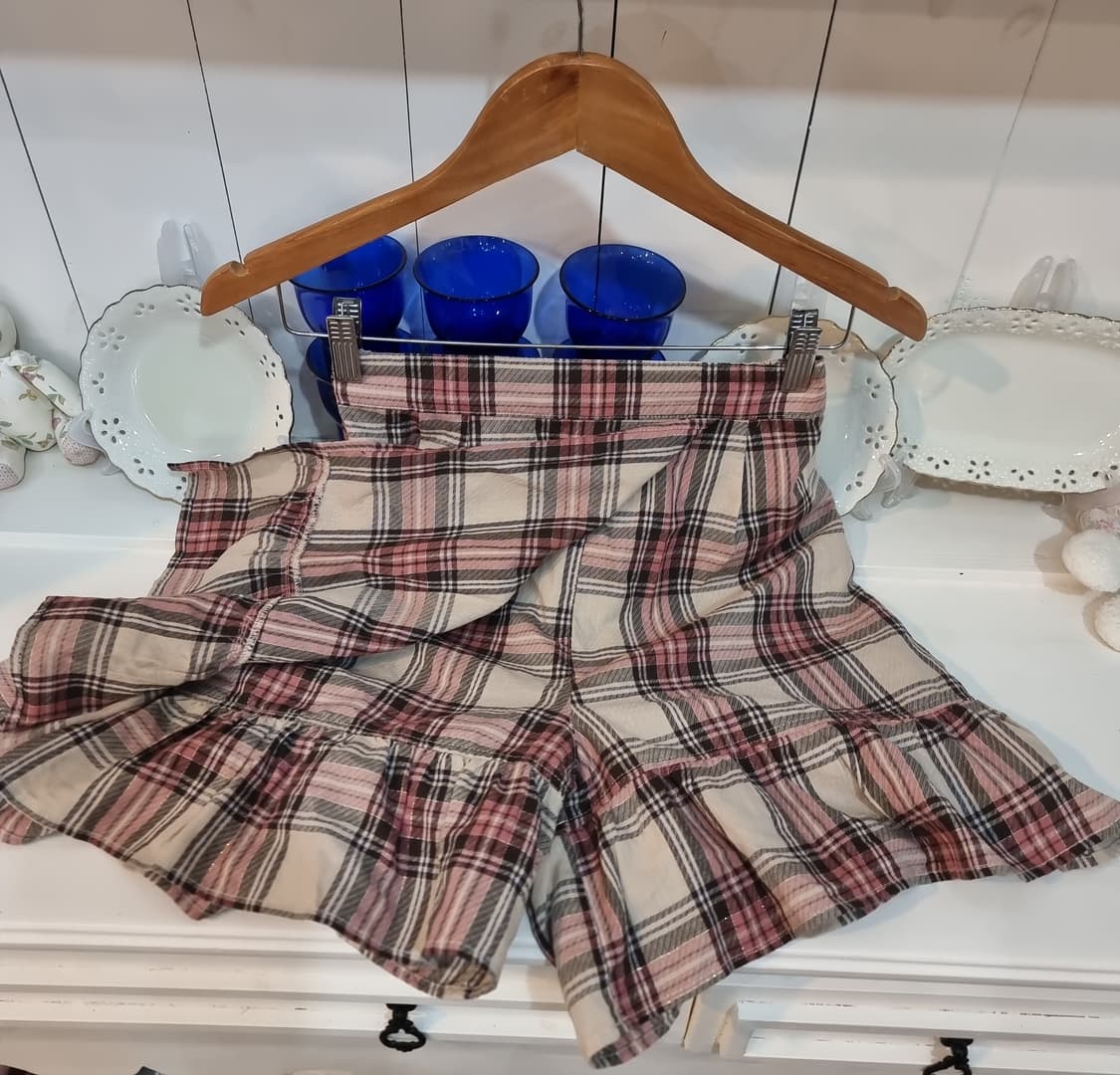 체크 프릴 스커트 상품이미지3