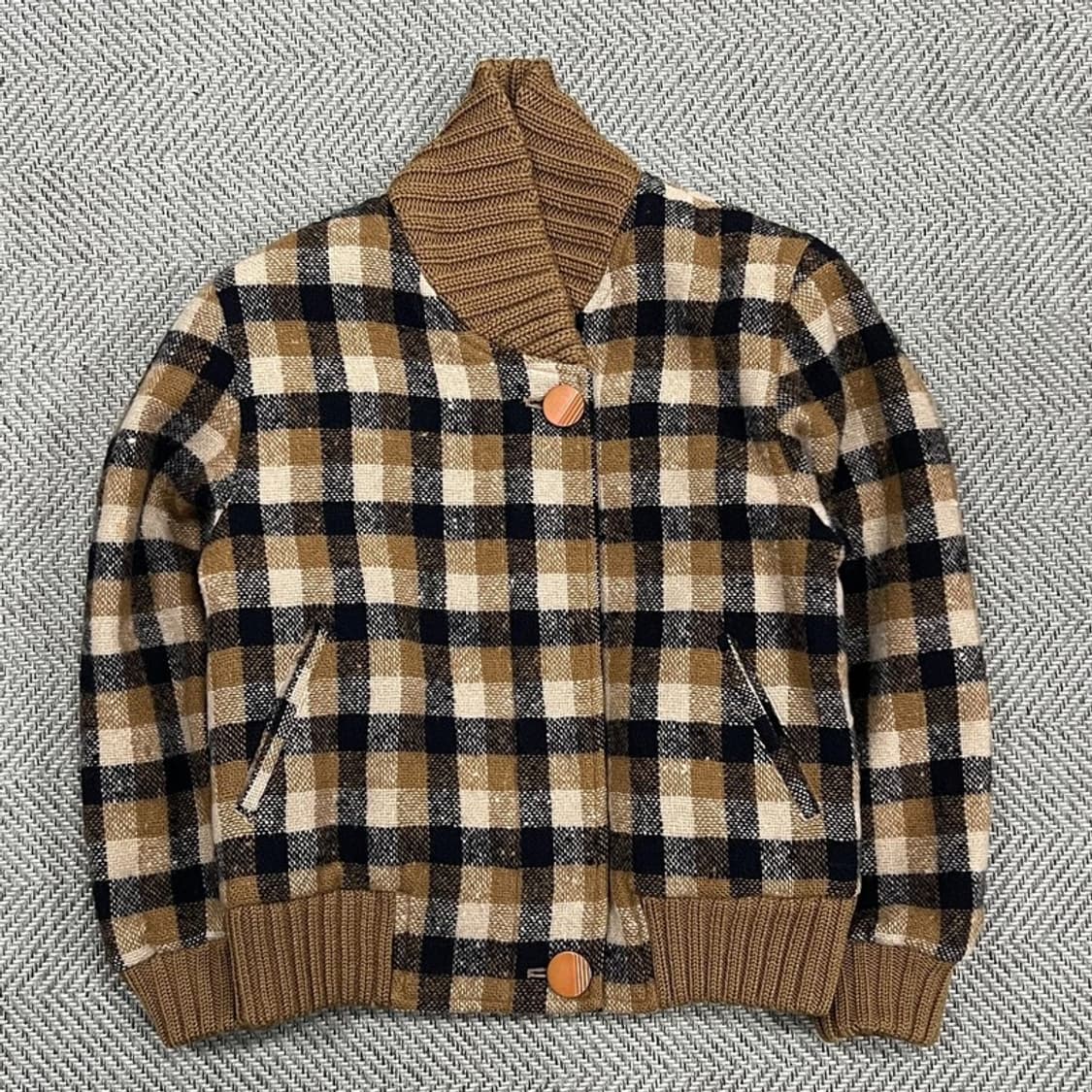 아쿠아스큐텀 숄카라 모직 자켓 v0923 상품이미지1