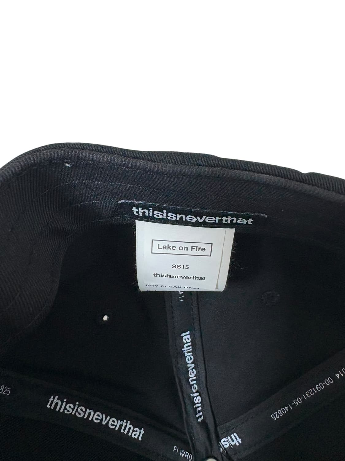 디스이즈네버댓 캠프캡(black) 상품이미지4