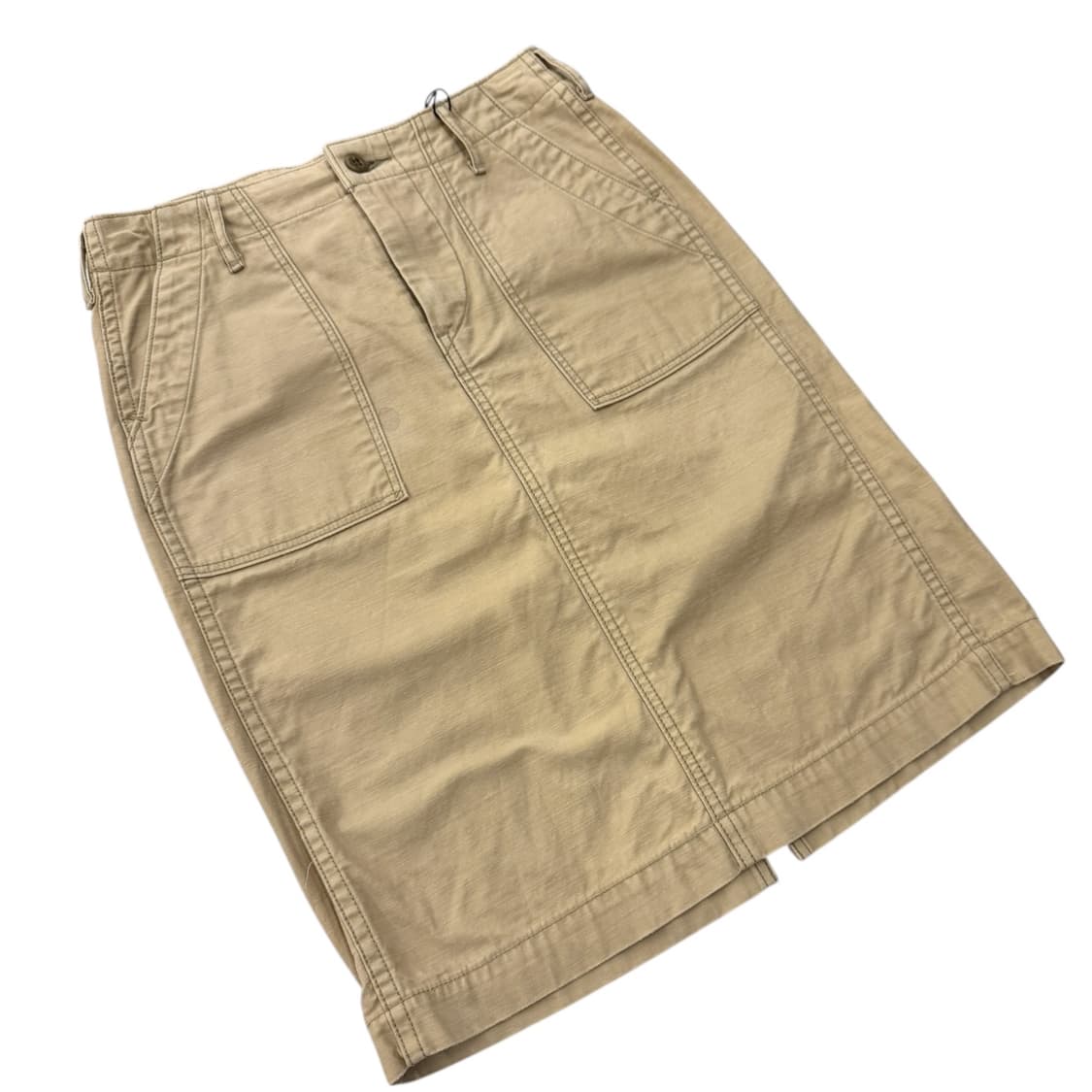 ORSLOW 오어슬로우 퍼티그 미디 스커트 베이지 상품이미지3