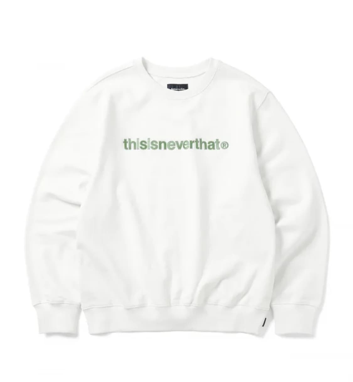 Thisisneverthat 22FW 맨투맨 white S 상품이미지1