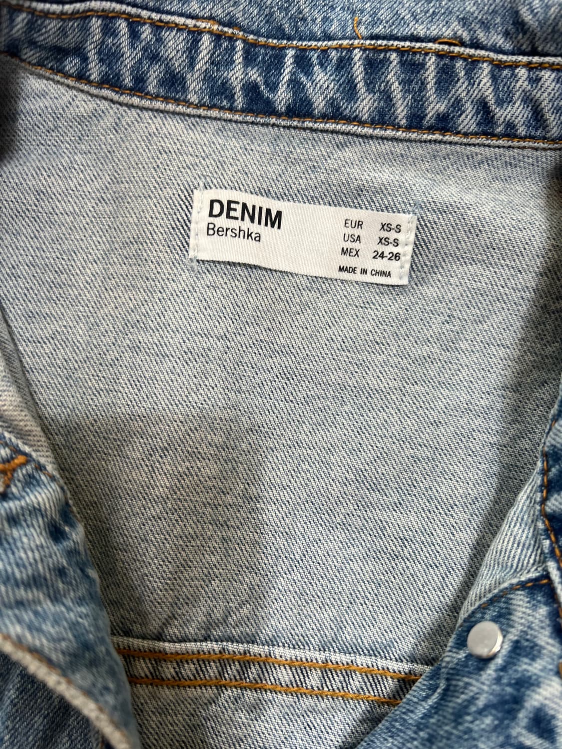 Bershka 버쉬카 빈티지 데님자켓 상품이미지3