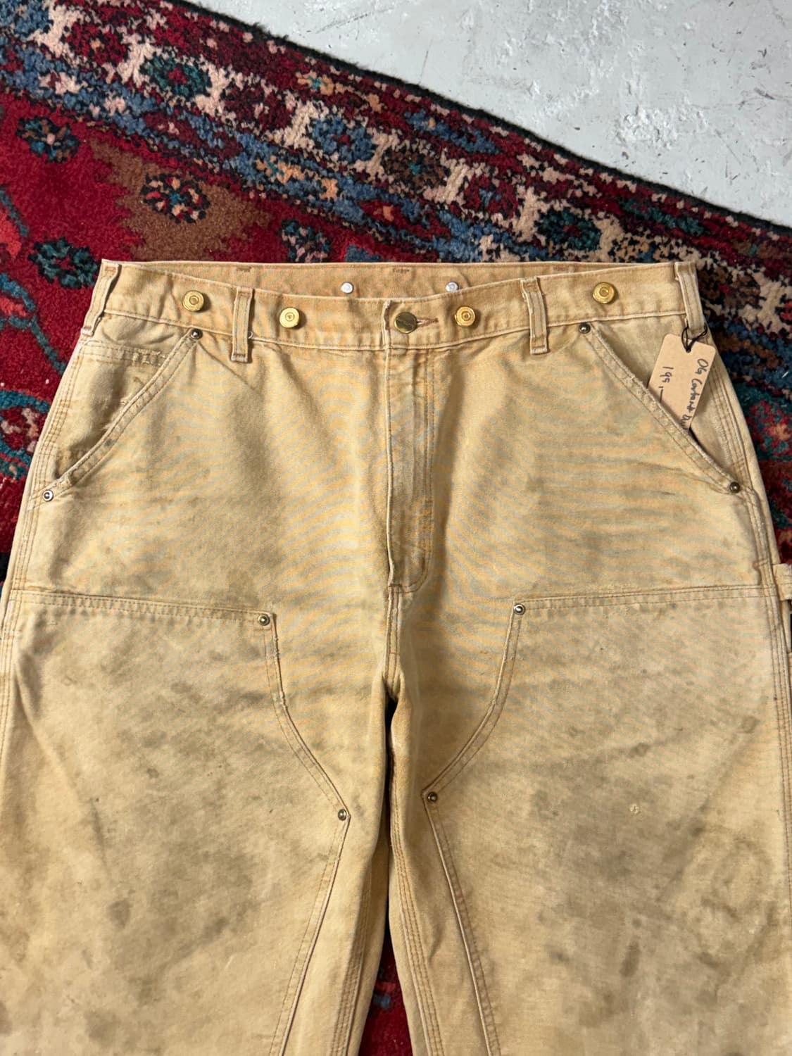 OG 칼하트 더블니 브라운 칼하트 B136 BRN 썩블니 상품이미지5