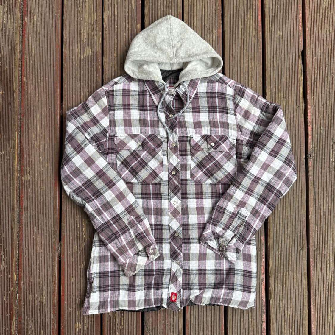 디키즈 체크 후드자켓 상품이미지2