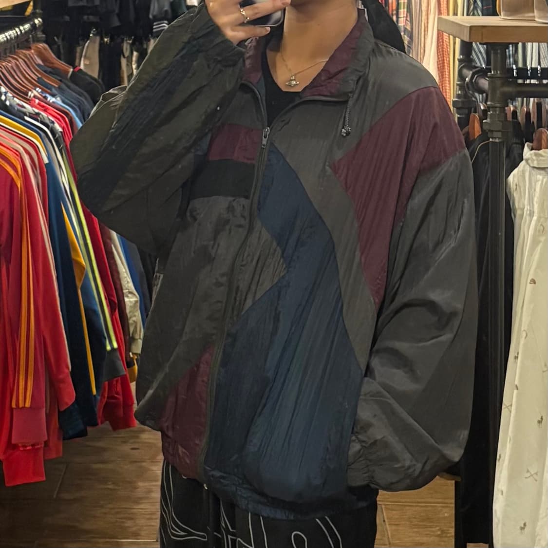 [HI] Nike바람막이 그레이 배색 상품이미지4