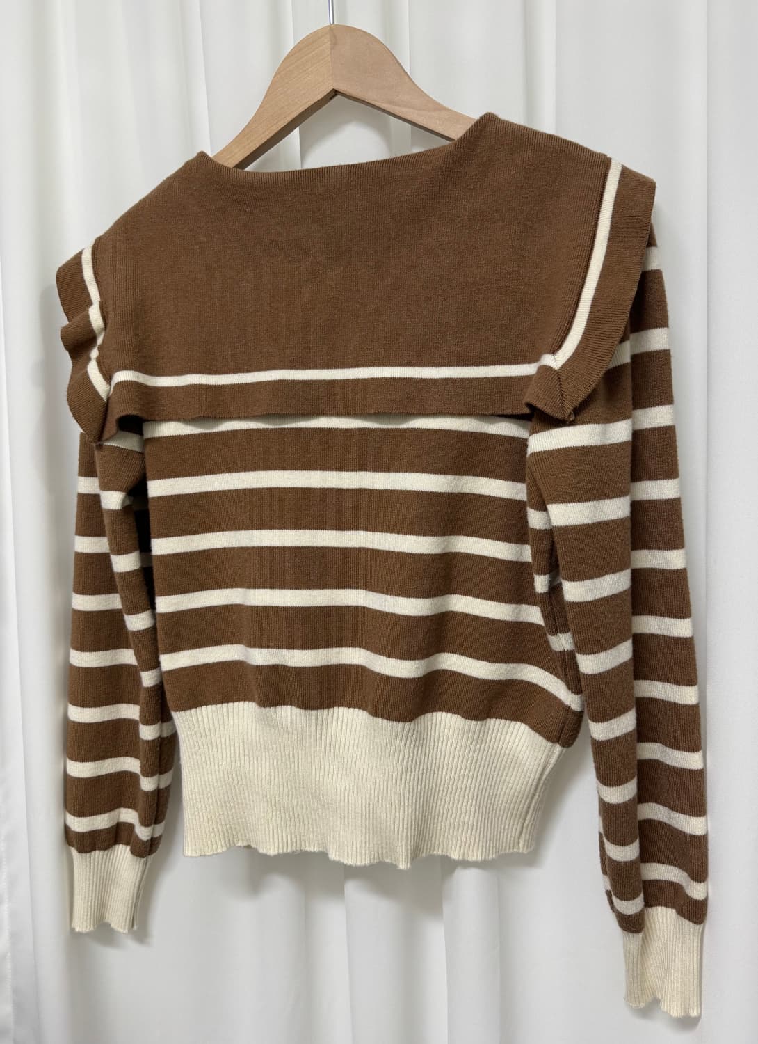 clizy클리지 세일러카라 비스코스 니트 상품이미지6