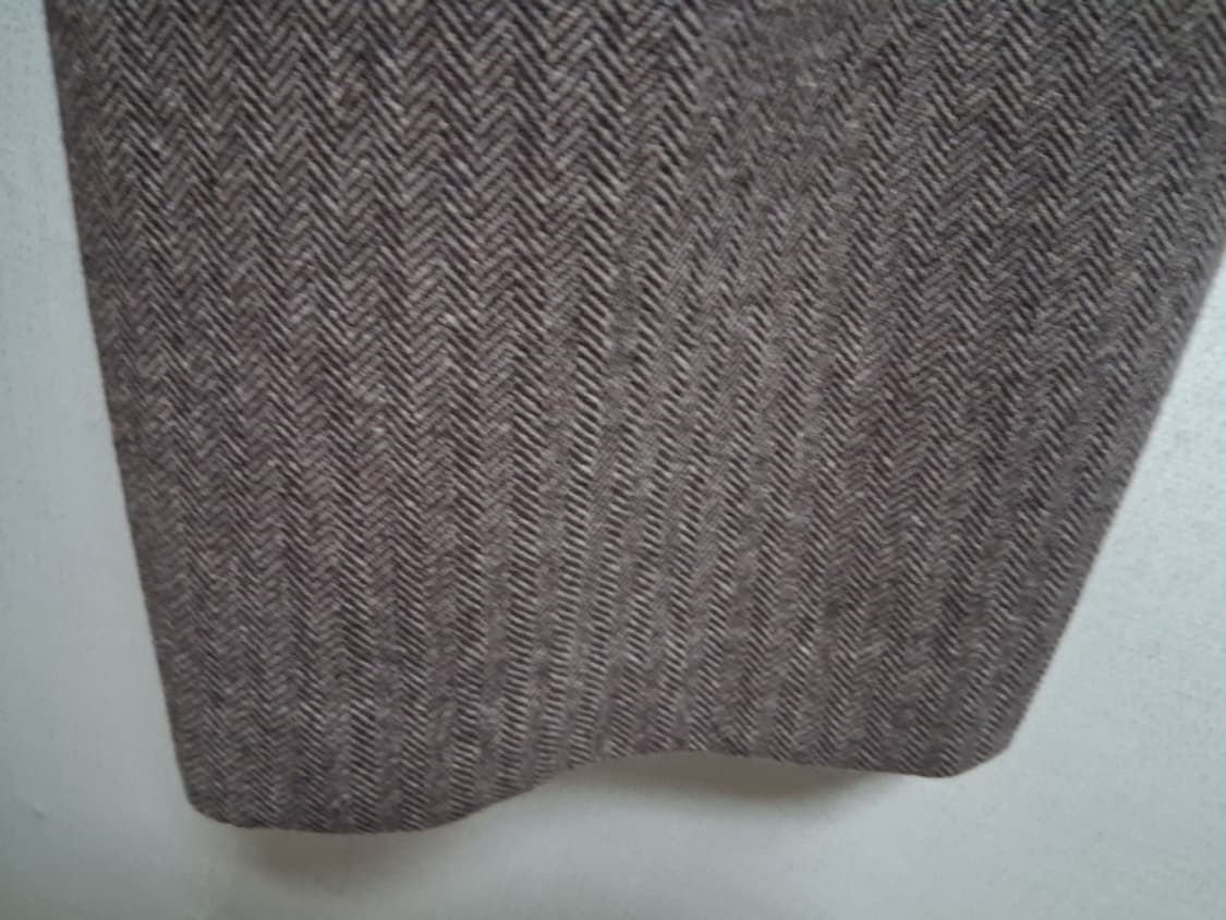 테일러드 여성 브라운 해링본 모직와이드팬츠 30인치 상품이미지7