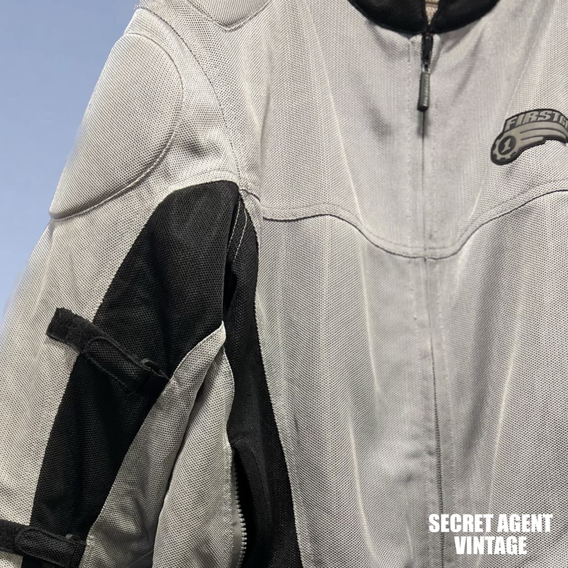 [L]퍼스트기어 레이싱 자켓 그레이 상품이미지5