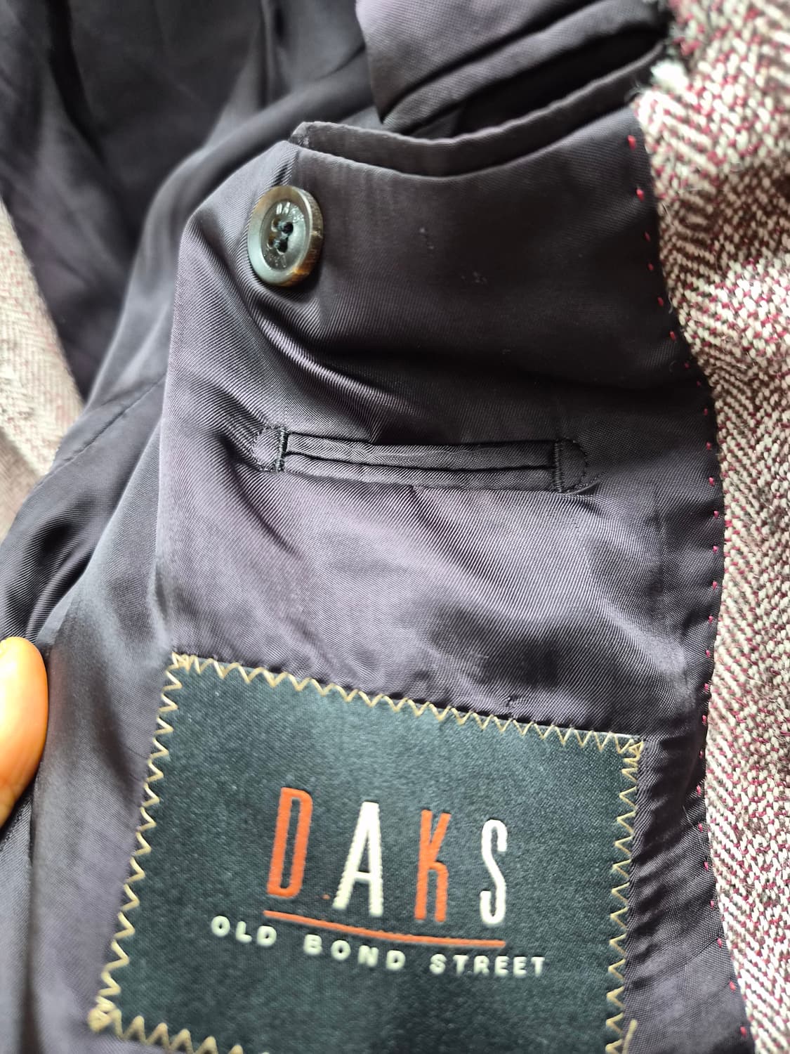 닥스 알파카울 헤링본 자켓 상품이미지6