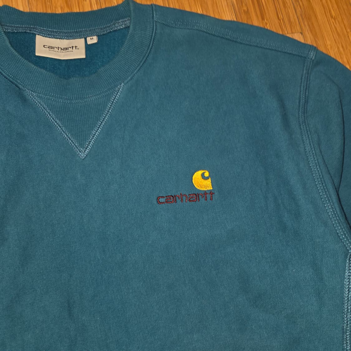 칼하트 스몰로고 맨투맨 스웻셔츠 (실XL)
 상품이미지2