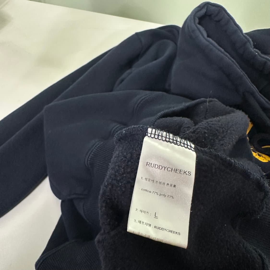 OS 러디칙스 루즈오버핏 네이비 버터플라이 스웻후드티 상품이미지5