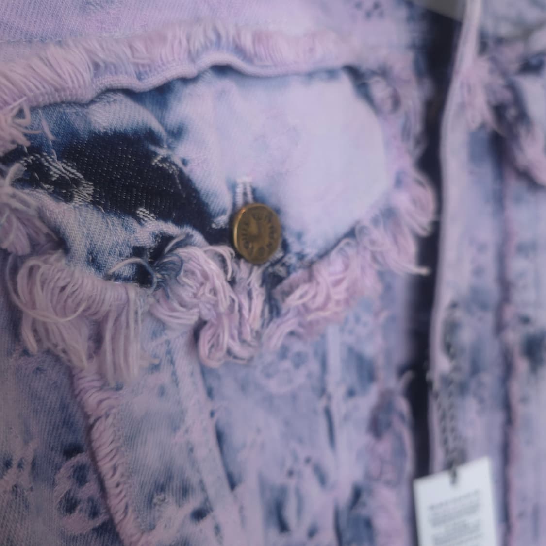 [정품/중고] 루이비통 프린지드 모노그램 데님 자켓 상품이미지3