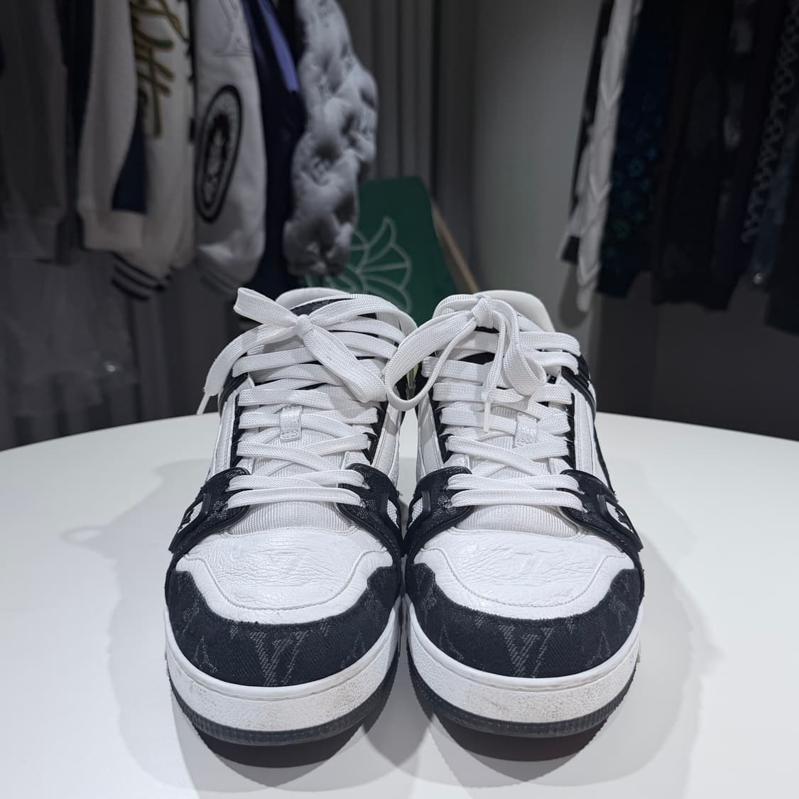 (A+/9.5) / 루이비통 LV 트레이너 스니커즈 블랙 상품이미지3