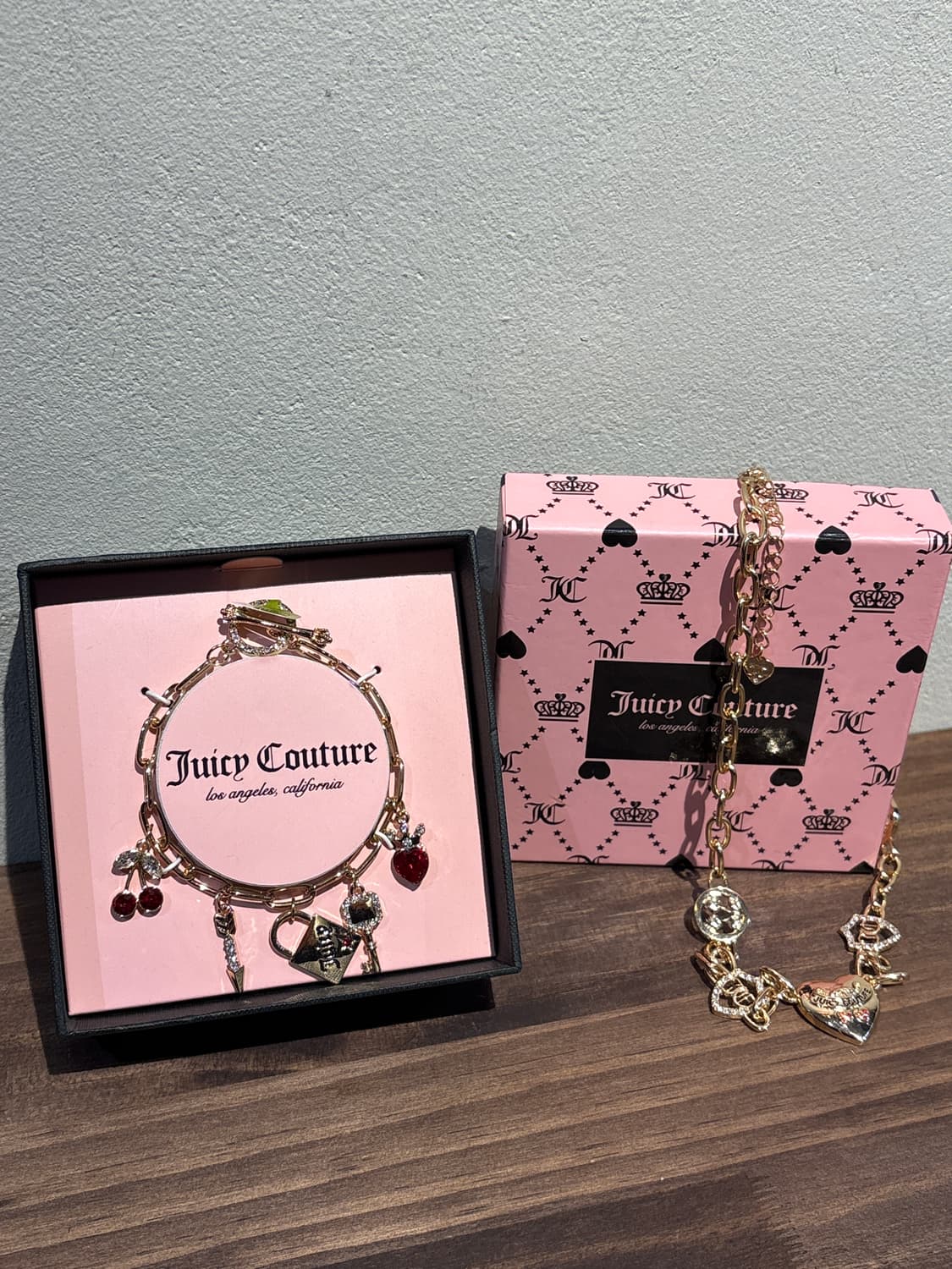 쥬씨꾸뛰르 참팔찌 목걸이 세트 y2k 상품이미지1