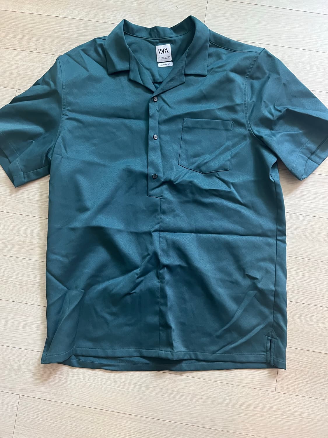 새상품) 자라 남성 컴포트 핏 카라티 L 상품이미지2