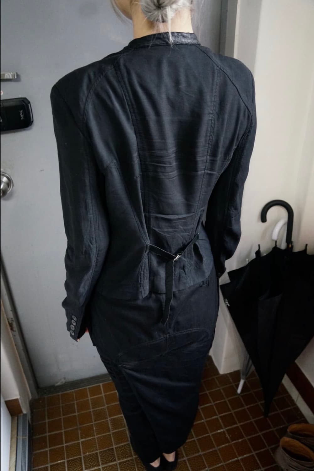 헬무트 랭 스트랩 넥 자켓 상품이미지3