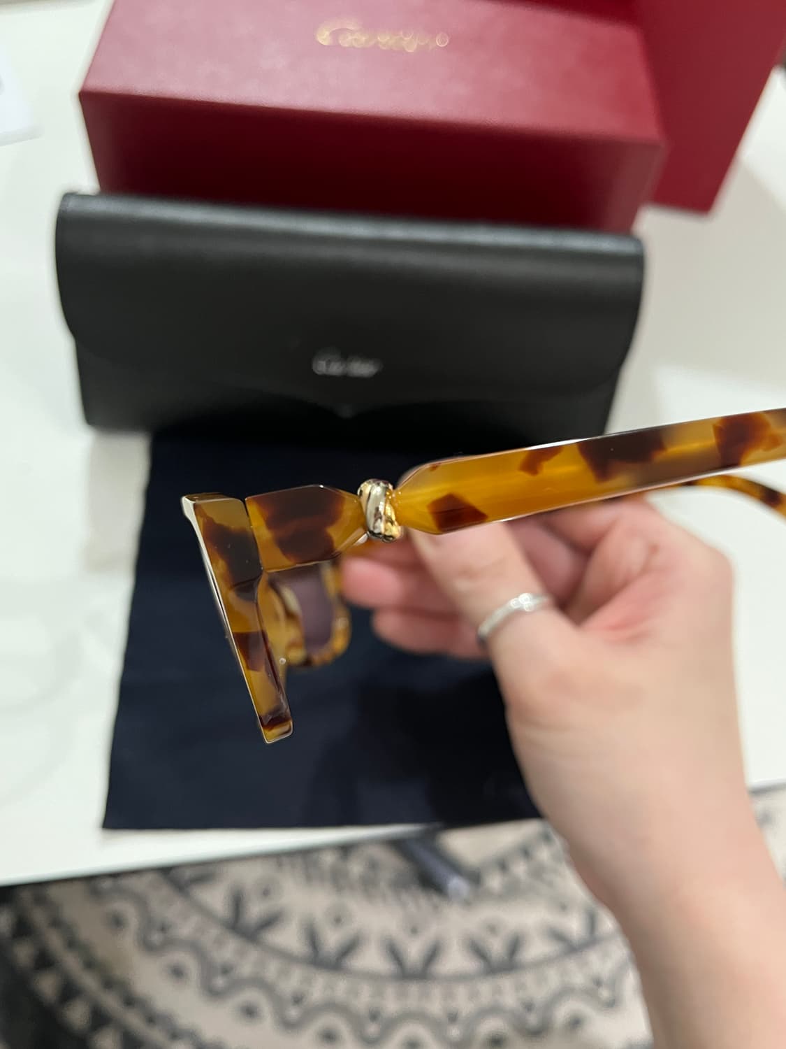 빈티지 까르띠에 안경 뿔테 5904090 상품이미지3