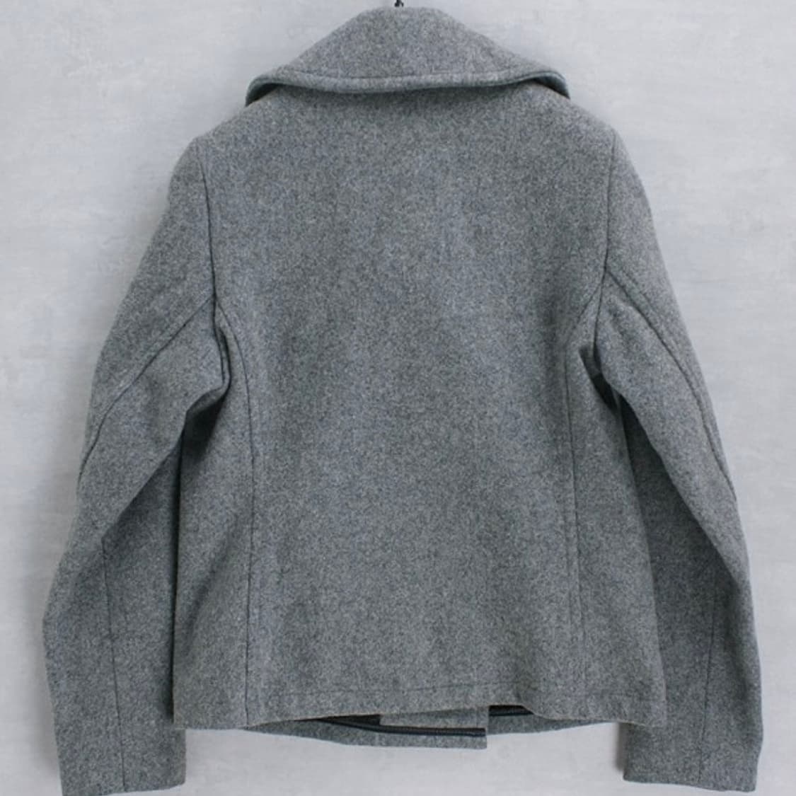 fidelity 그레이 울 혼방 숏코트 피코트 상품이미지4