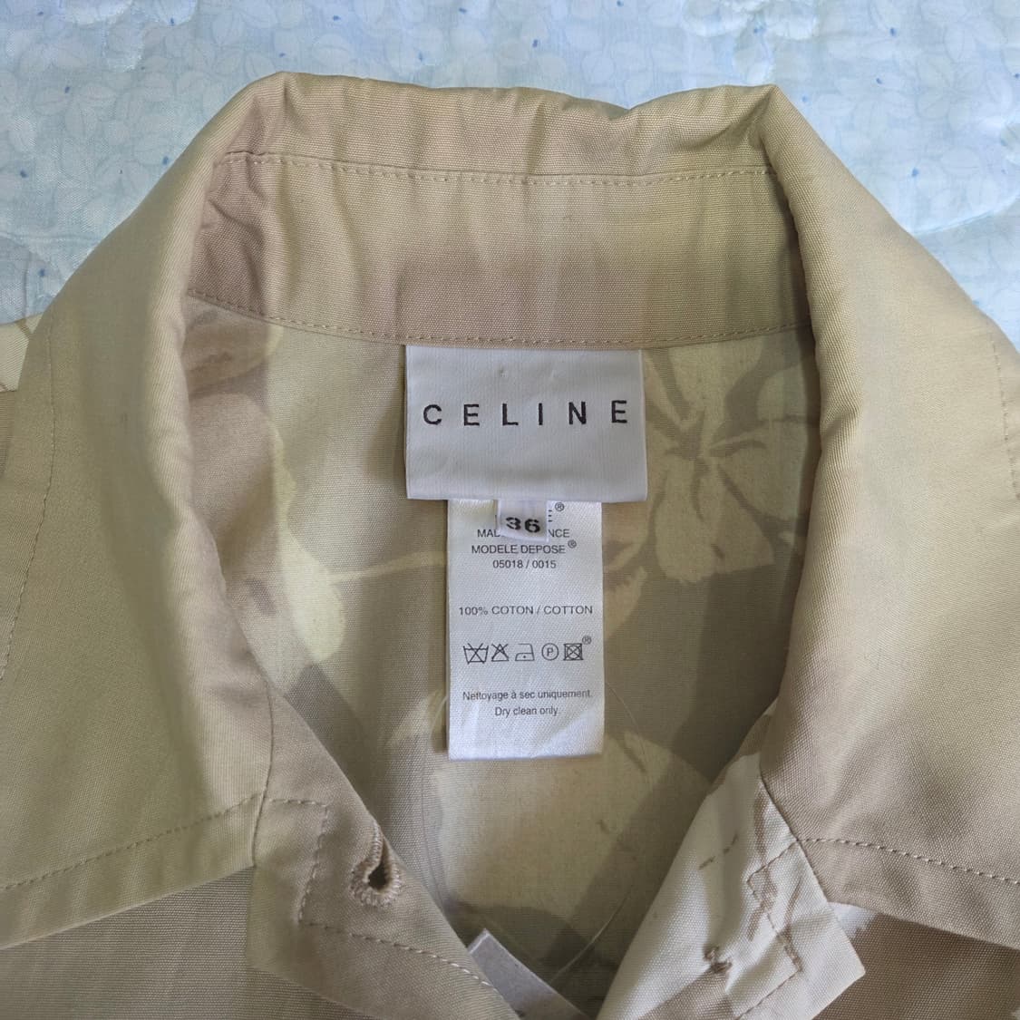 셀린느 플라워 프린팅 자켓 베이지 상품이미지3