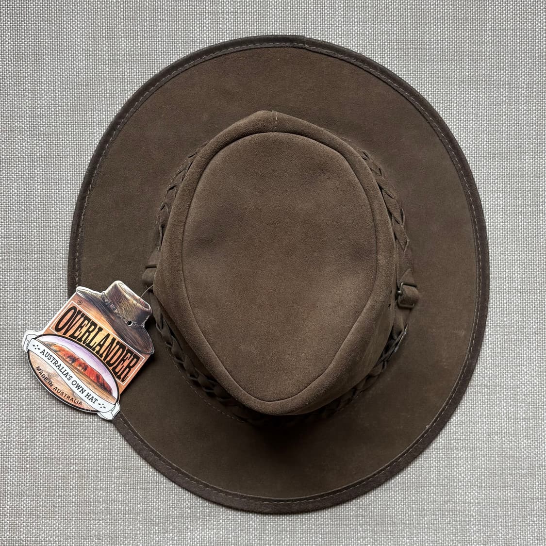 [새제품] 오스트레일리아 OVERLANDER 레더 카우보이 햇 상품이미지3
