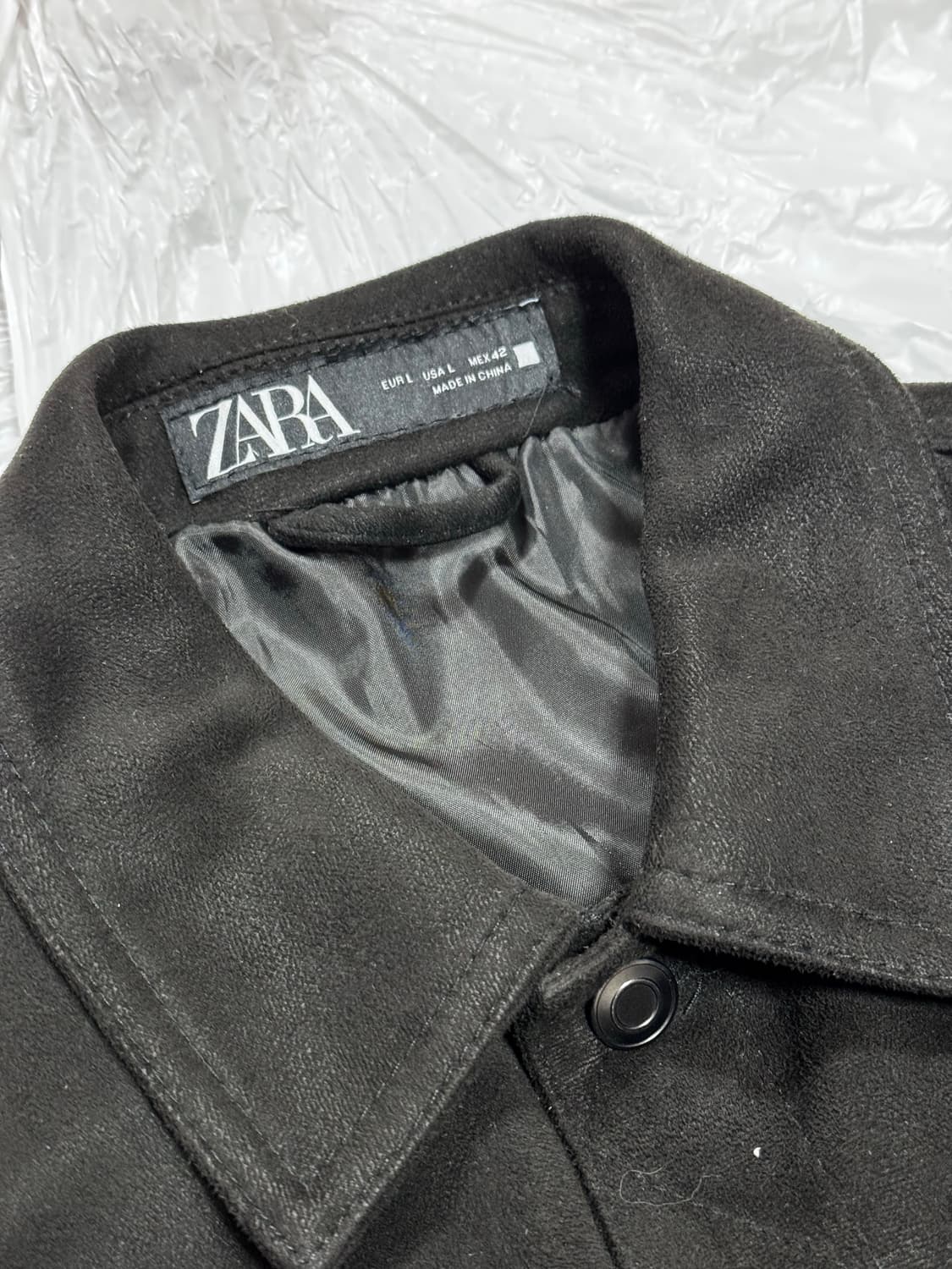 zara 자라 스웨이드 버튼 자켓 상품이미지4