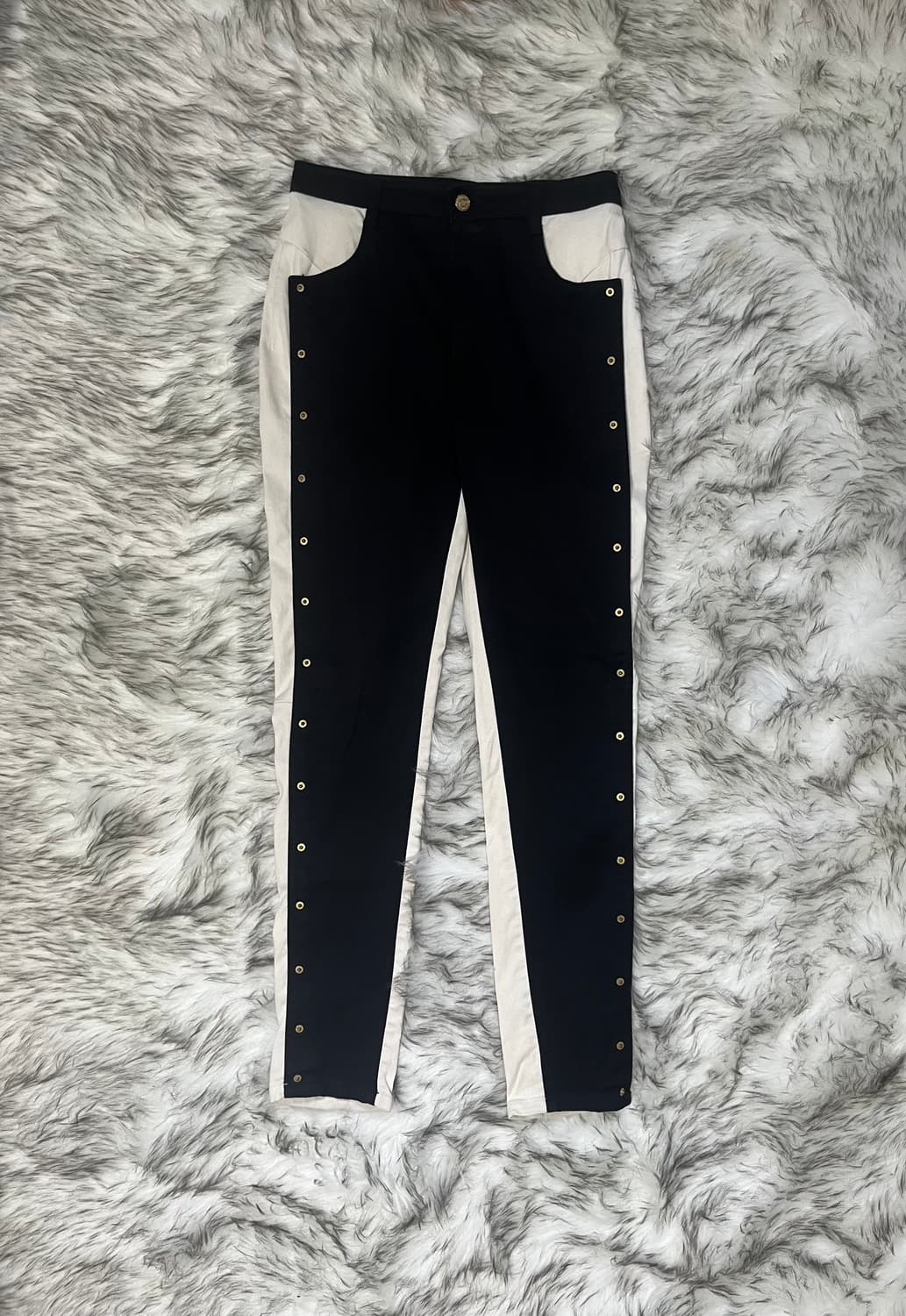 [28] KENZO Paris 투톤 스냅 버튼 팬츠 상품이미지2