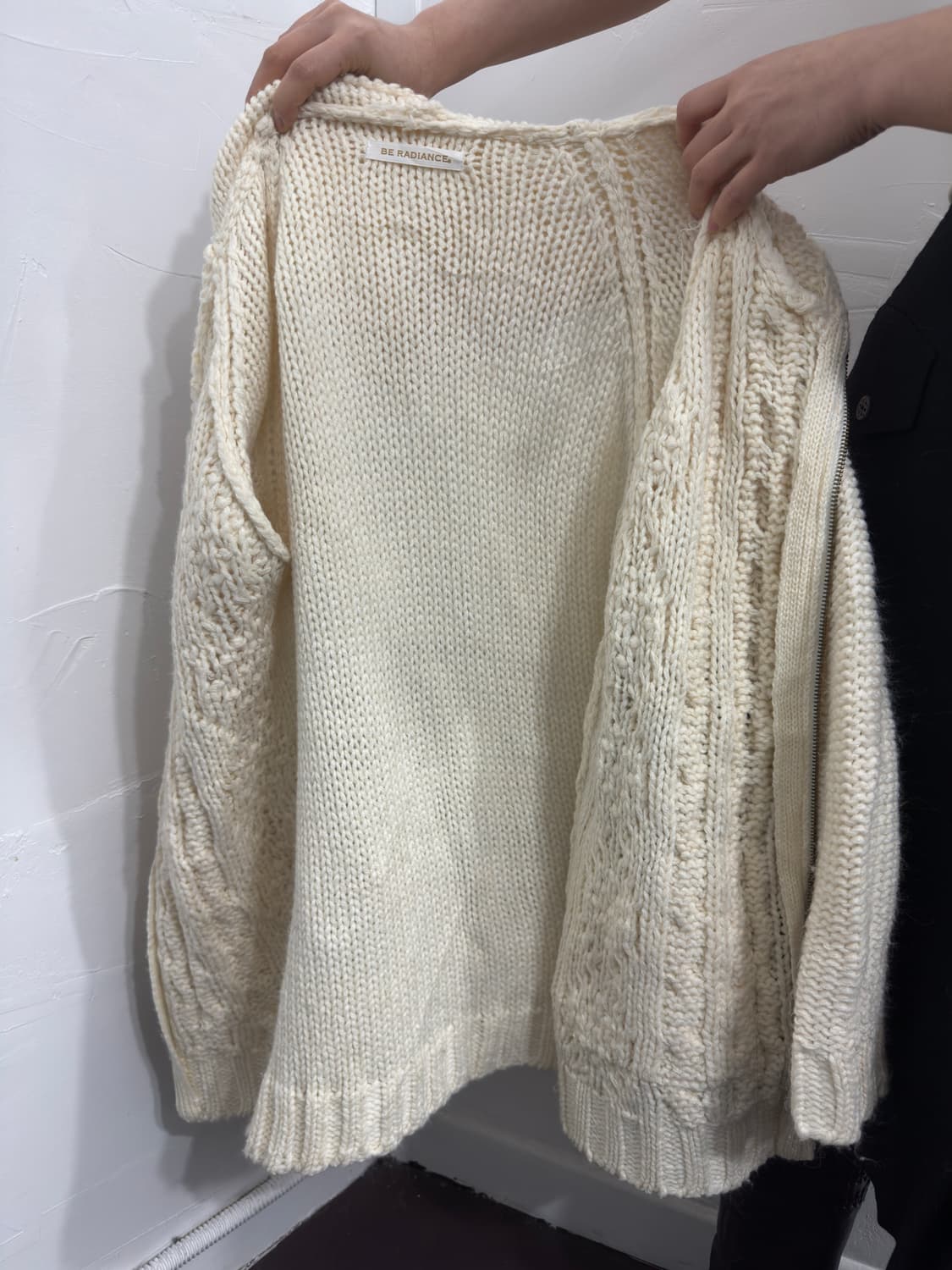 knit hood zipup 상품이미지6