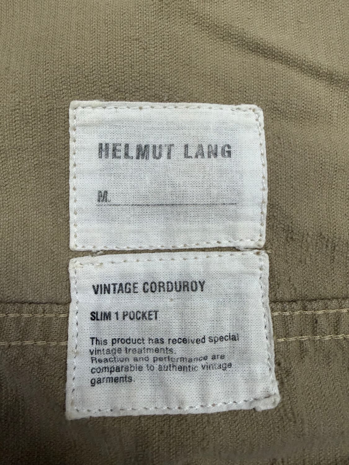 Helmut Lang 코듀로이 1세대 트러커 자켓 상품이미지2