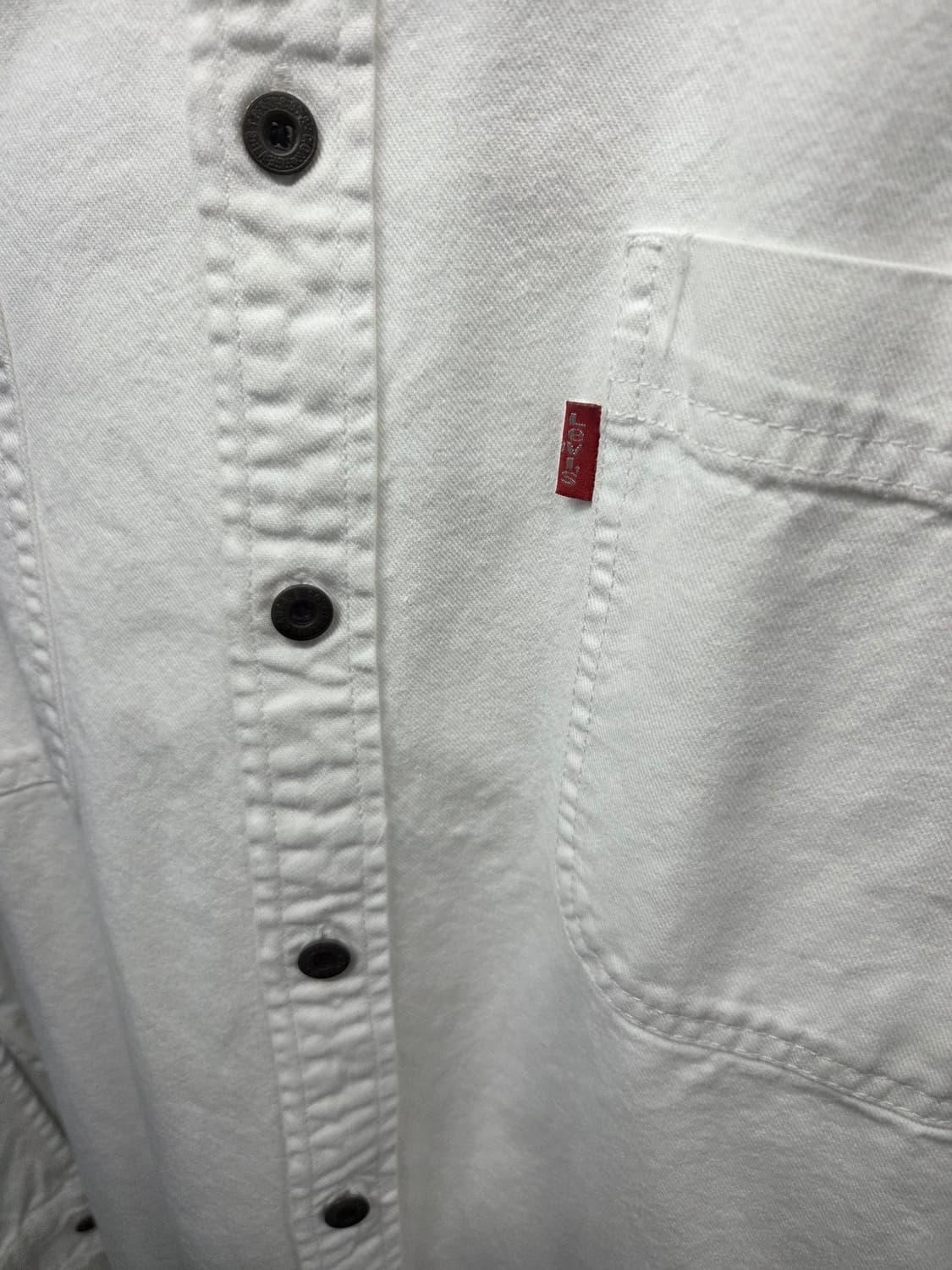 Levis 리바이스 화이트 긴팔셔츠 상품이미지3