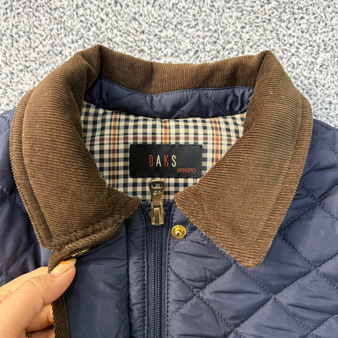 150 닥스 키즈 퀄팅 조끼 베스트 0421J 상품이미지5