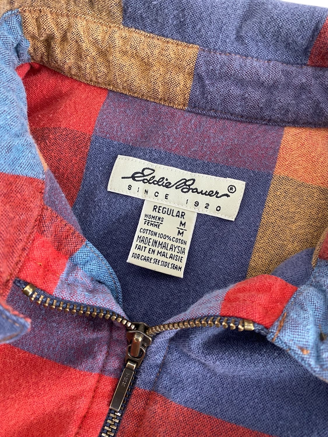 00‘s 에디바우어 플란넬 풀오버 셔츠  상품이미지5