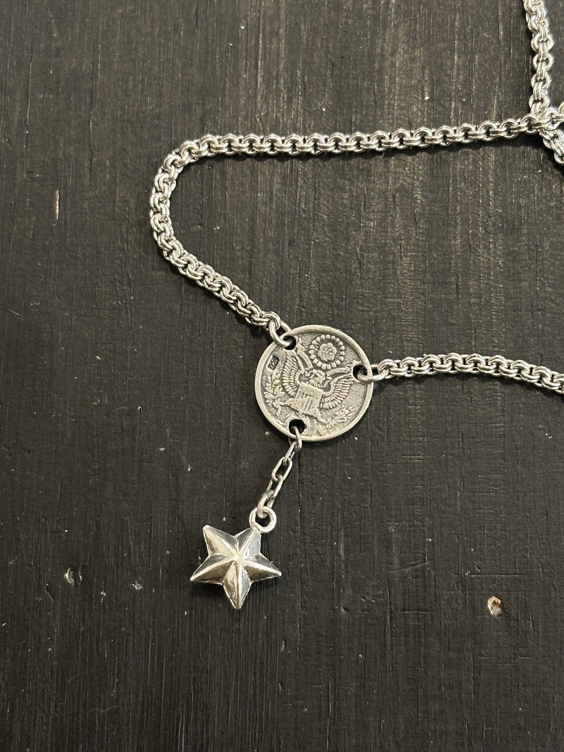 Musta Coin Starbound 925Silver Necklace 상품이미지2