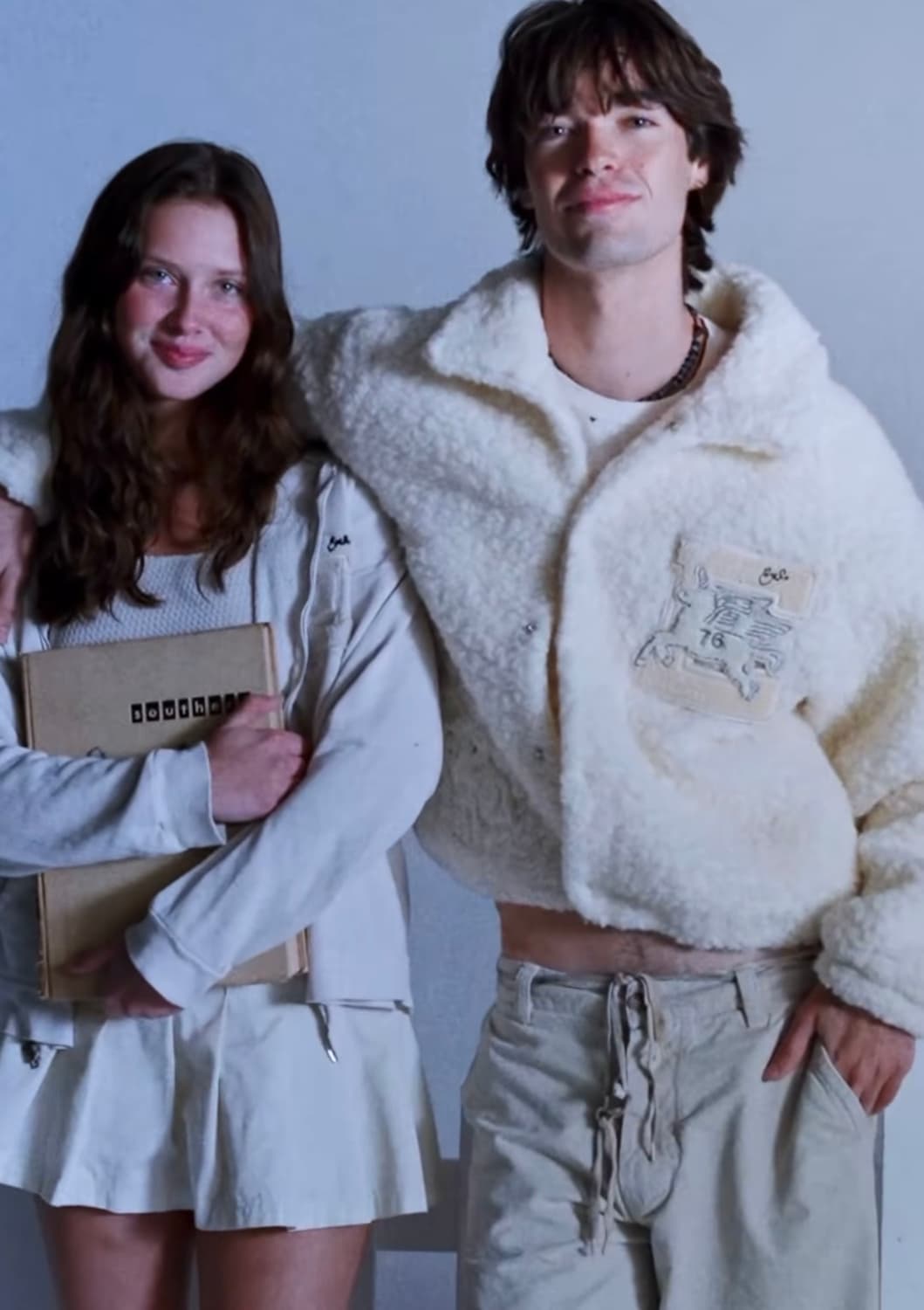 [M]이알엘 ERL 바시티 시어링 자켓/오트밀 상품이미지2