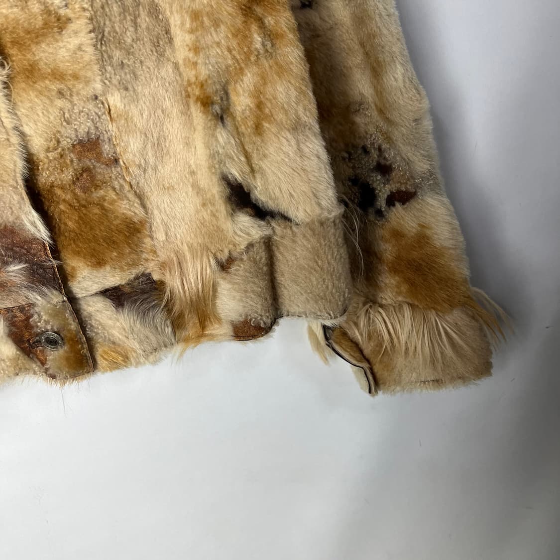 [Meucci] Made Italy 패치워크 송치 퍼 웨스턴 레더자켓 상품이미지4