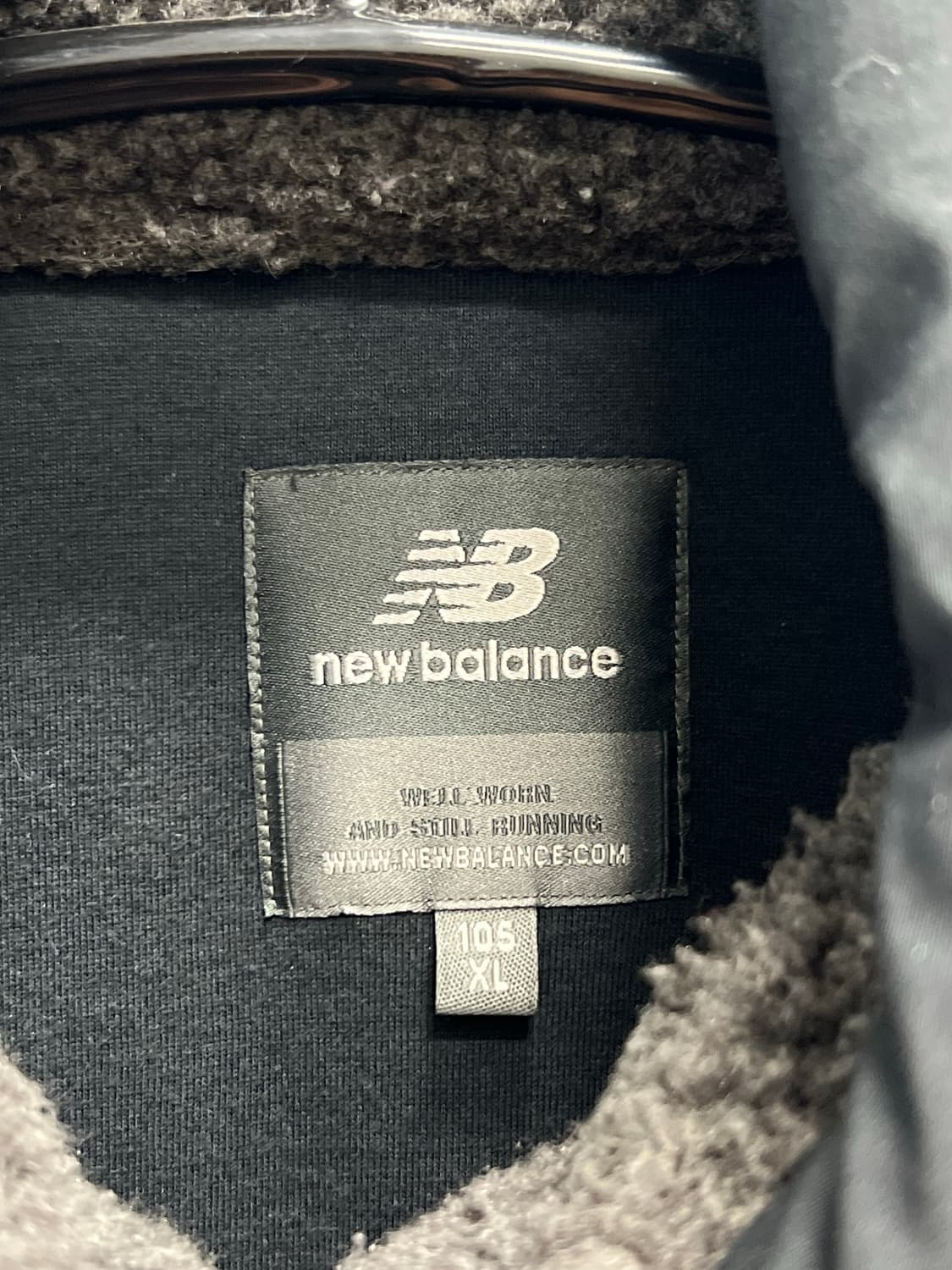 뉴발란스 엘보우패치 양털 플리스 뽀글이 집업 자켓 상품이미지4