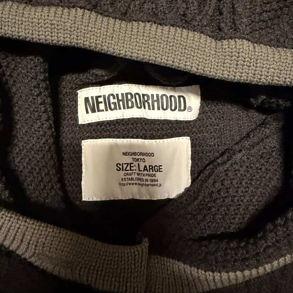 네이버후드 니트 후드티 상품이미지4