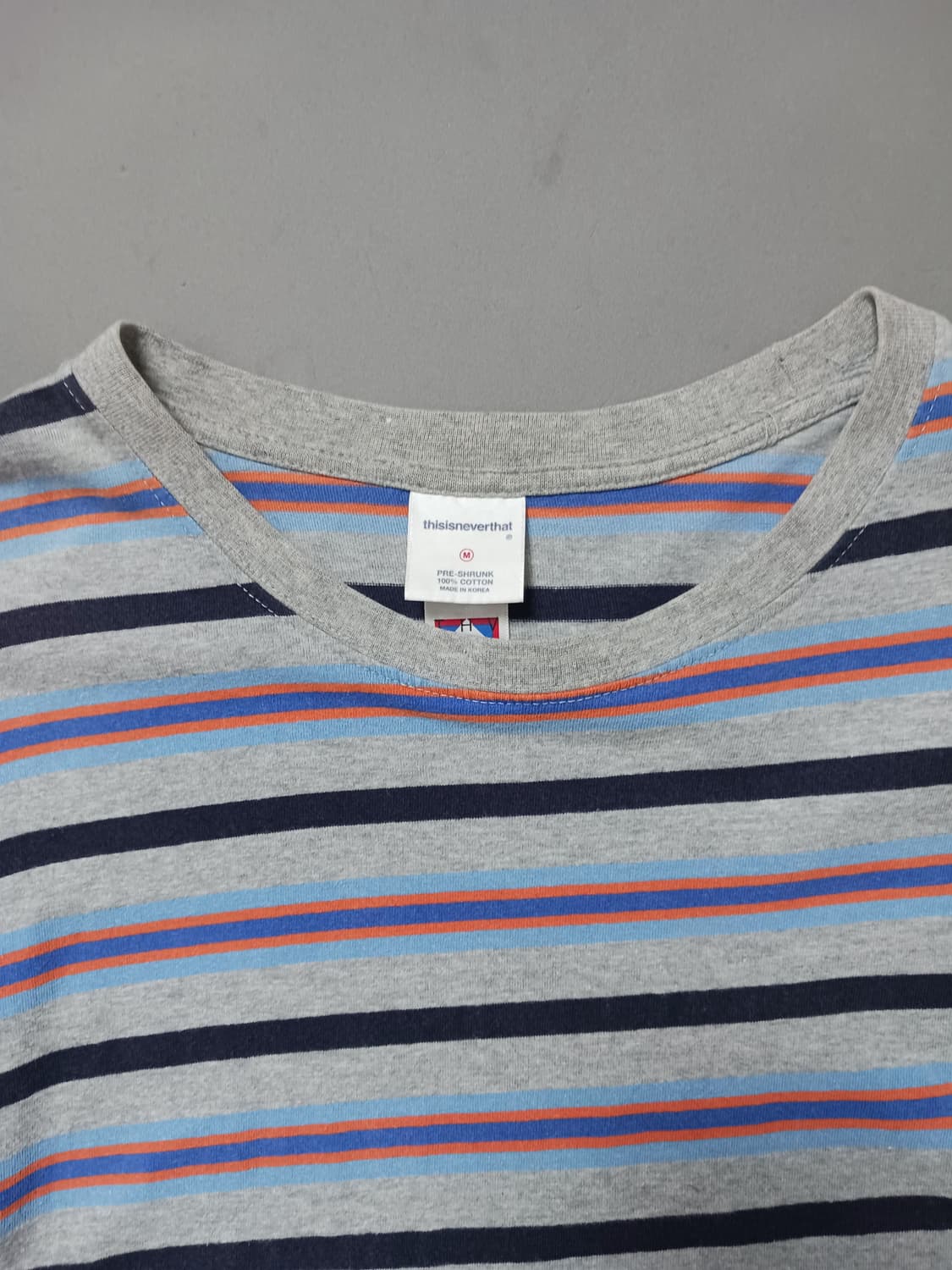 [M] 디스이즈네버댓 멀티 스트라이프 티셔츠 상품이미지3