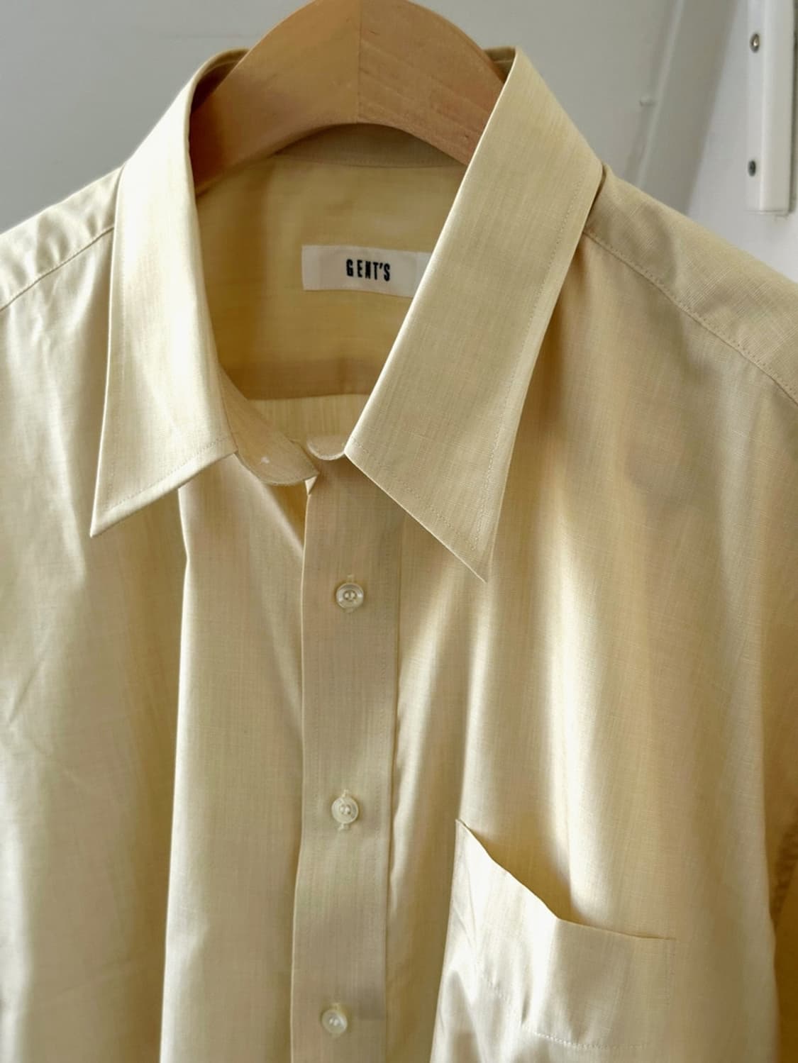High gauge light cotton poly H/S shirt 상품이미지1