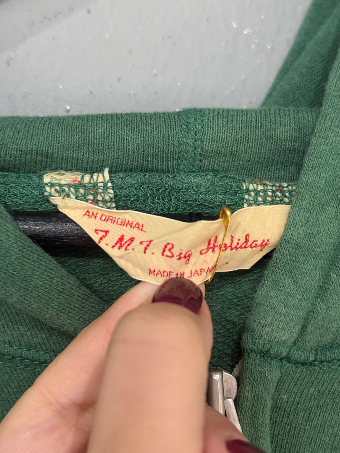 “TMT YOURS" back numbering hood zip-up 상품이미지10